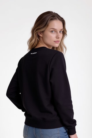 Sweat en coton biologique - Noir