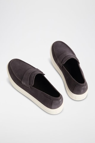 Mocassins en nubuck - Marron