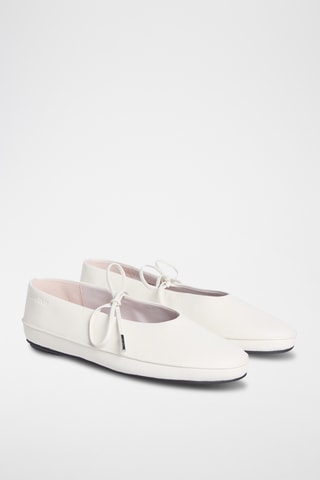 Ballerines en cuir - Blanc