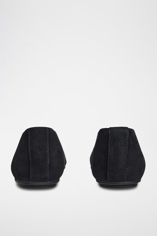 Ballerines en nubuck - Noir