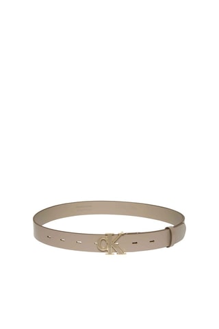 Ceinture en cuir - Taupe