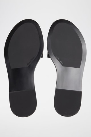 Mules en cuir - Noir