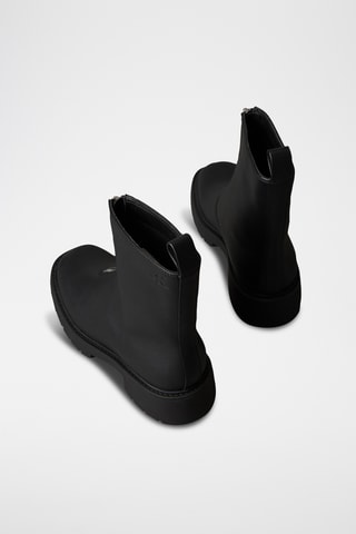 Bottines en cuir - Noir