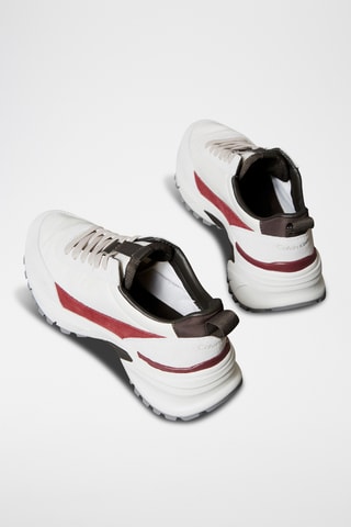 Baskets en nubuck - Blanc