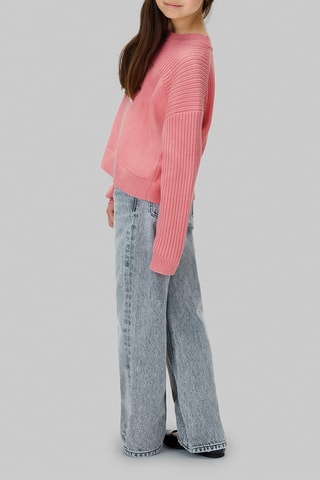 Pull en coton biologique - Saumon