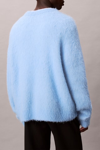 Pull en laine et alpaga - Ciel