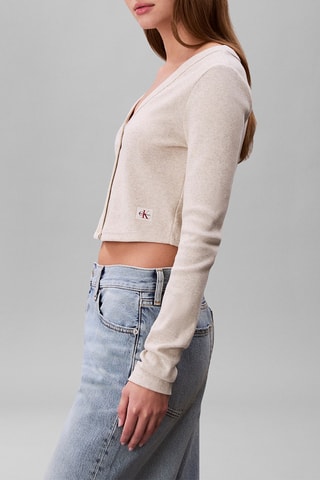 Gilet court - Gris chiné