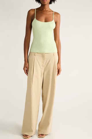 Pantalon droit - Beige