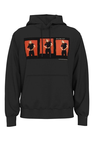 Sweat à capuche Kate Moss - Noir