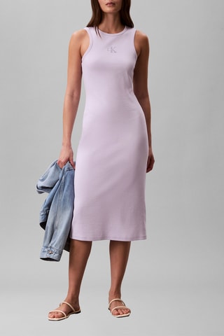 Robe midi - Violet clair