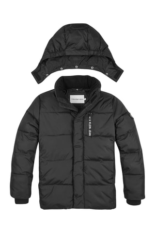 Doudoune à capuche - Noir
