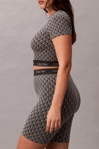 T-shirt cropped - Gris