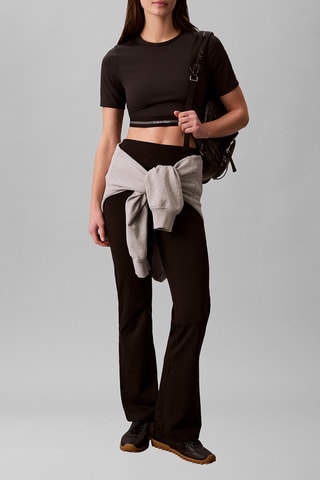 T-shirt cropped - Noir