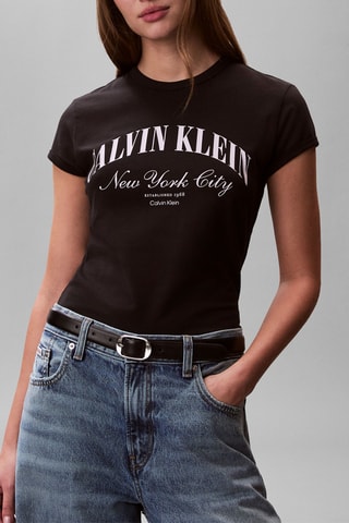 T-shirt slim - Noir