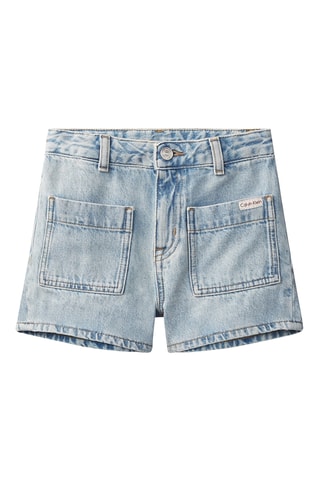 Short en jean - Bleu