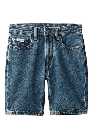 Short en jean - Bleu