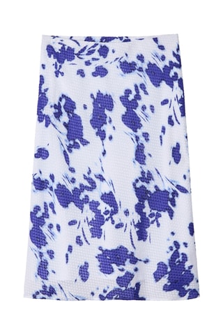 Jupe midi taille haute - Blanc