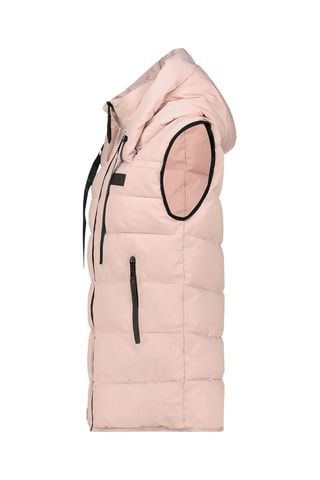 Doudoune à capuche sans manches Dolbana - Rose clair
