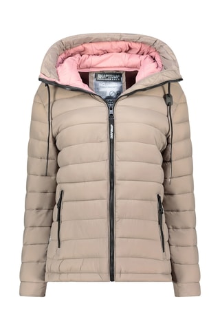 Doudoune à capuche Azulana - Taupe
