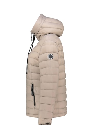 Doudoune à capuche Azulana - Taupe
