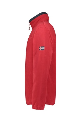 Veste polaire Uranium - Blanc, noir et rouge