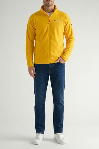 Veste polaire - Blanc, jaune et rouge