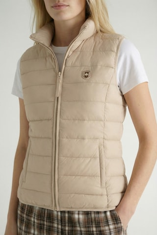Doudoune sans manches Vakitalana - Beige