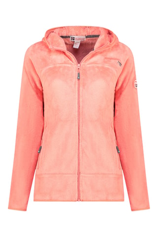 Veste polaire à capuche Uternel - Orange clair