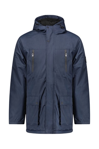 Parka à capuche Barakana - Bleu marine