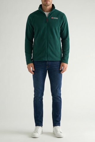 Veste polaire - Blanc, rouge et vert