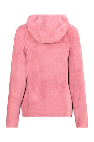 Veste polaire à capuche Uternel - Blanc, rose et rouge