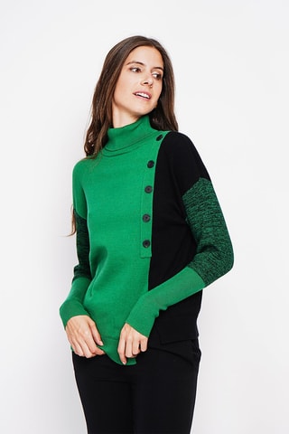 Pull - Vert et noir