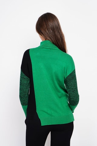 Pull - Vert et noir