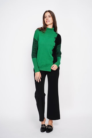 Pull - Vert et noir