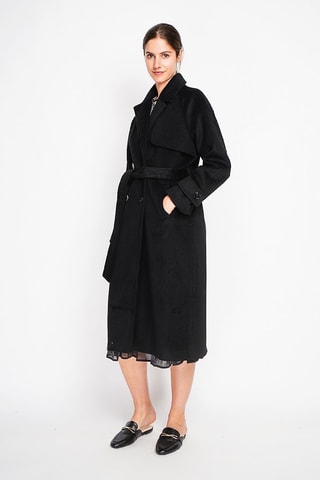Manteau en laine - Noir