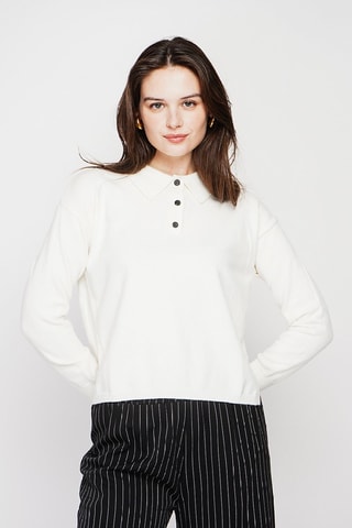 Pull oversize - Blanc