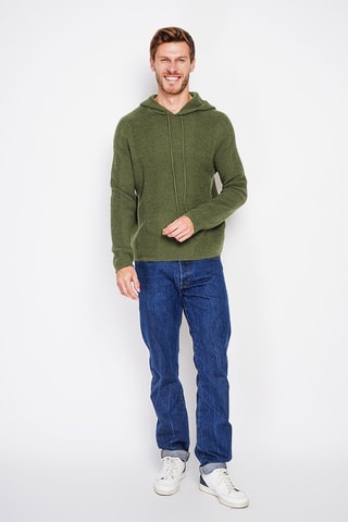 Pull à capuche - Kaki