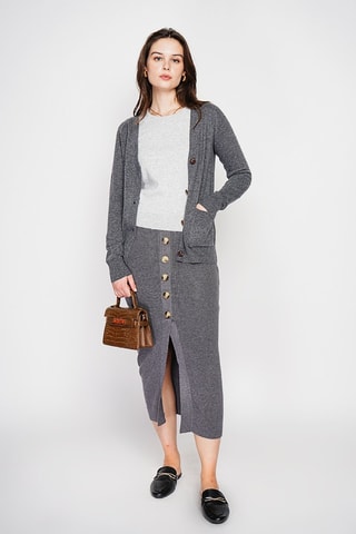 Gilet oversize - Gris