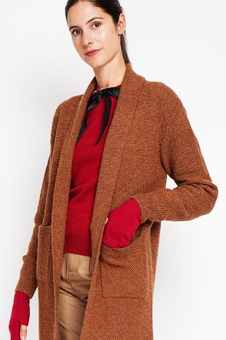 Gilet long - Marron