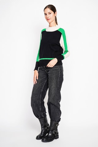 Camisola oversized - Preto