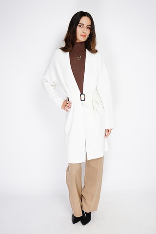 Gilet long - Blanc