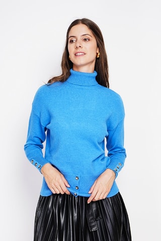 Pull oversize - Bleu