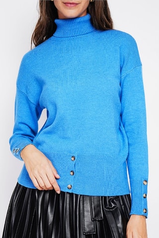 Pull oversize - Bleu