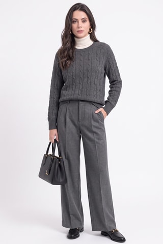 Pull en laine - Gris foncé