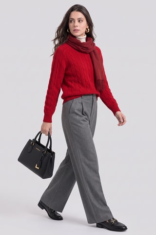 Pull en laine - Rouge