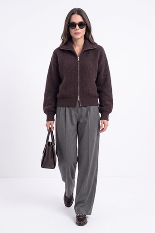 Gilet en laine - Marron clair