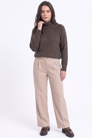 Pull en laine - Marron clair