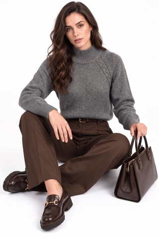 Pull en laine - Gris
