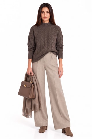 Pull en laine - Marron clair