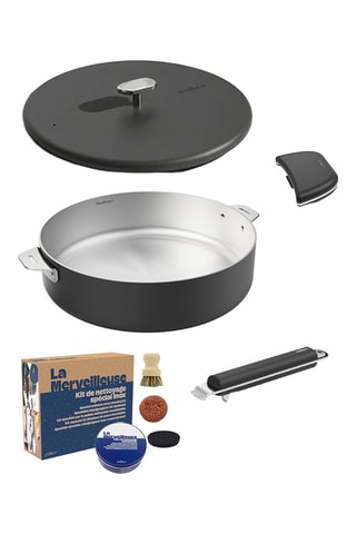 Pack Inox Sauteuse - 28 cm -  Graphite